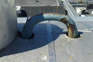 Top of Ammonia Surge Drum